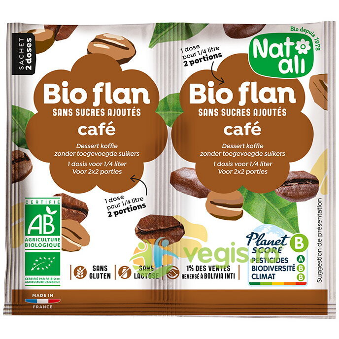 Oferte la Budinca de Cafea fara Zahar Ecologica/Bio 2x5g