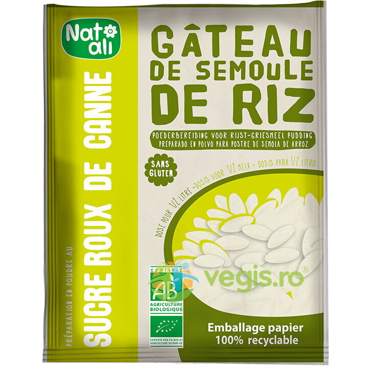 Oferte la Budinca din Gris de Orez fara Gluten Ecologica/Bio 70g