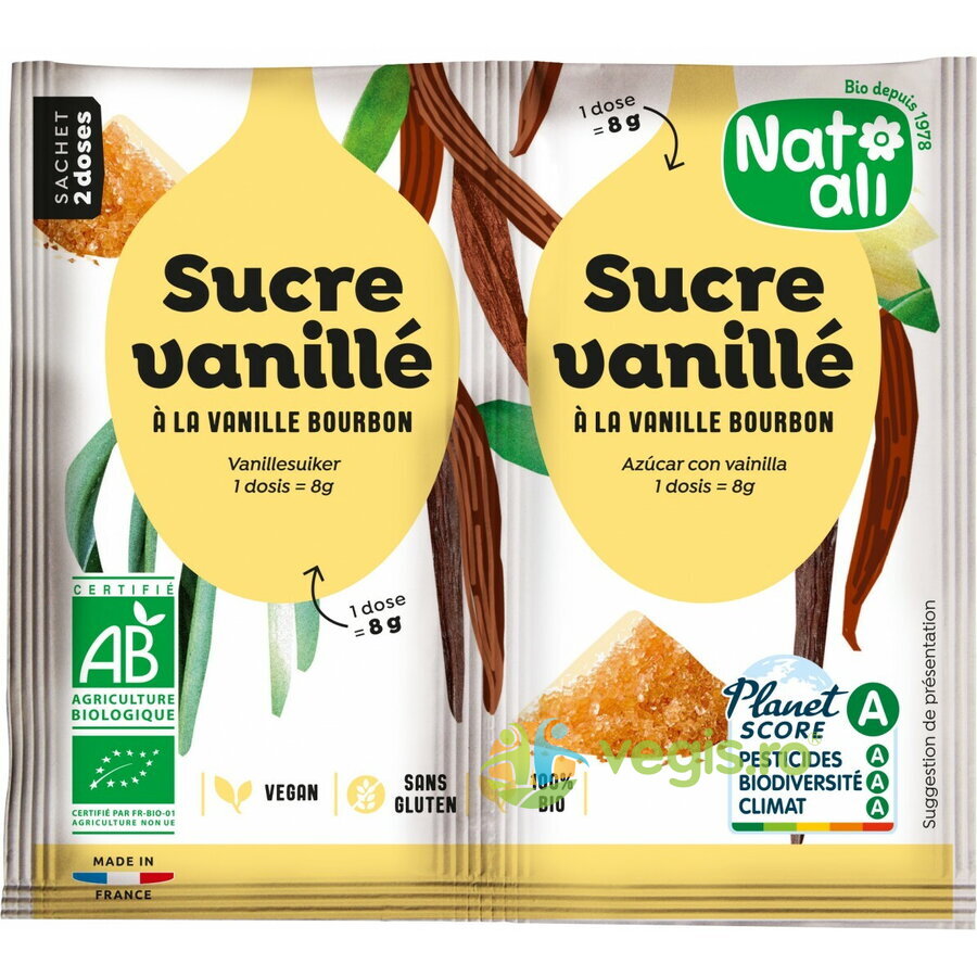 Oferte la Zahar Vanilat Bourbon Ecologic/Bio 2x8g