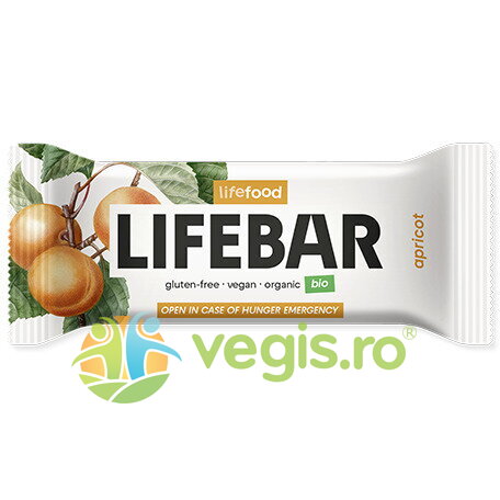 Oferte la Baton Raw cu Caise Ecologic/Bio 40g