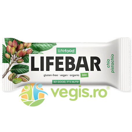 Oferte la Baton Raw cu Chia si Fistic Ecologic/Bio 40g