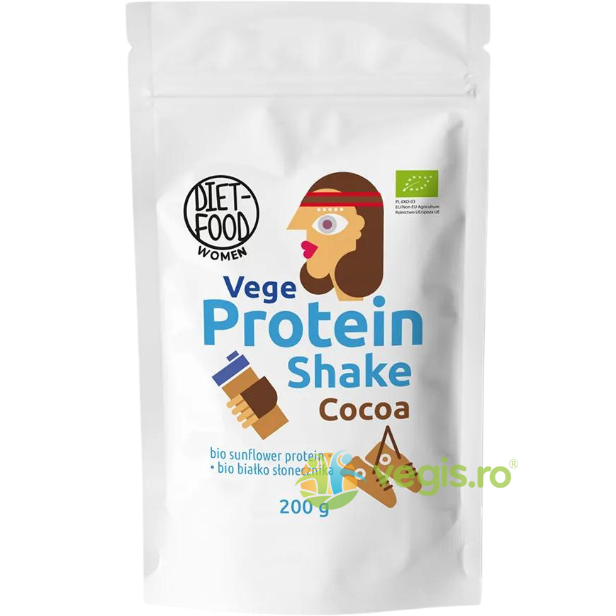 Oferte la Shake Proteic cu Cacao Ecologic/Bio 200g