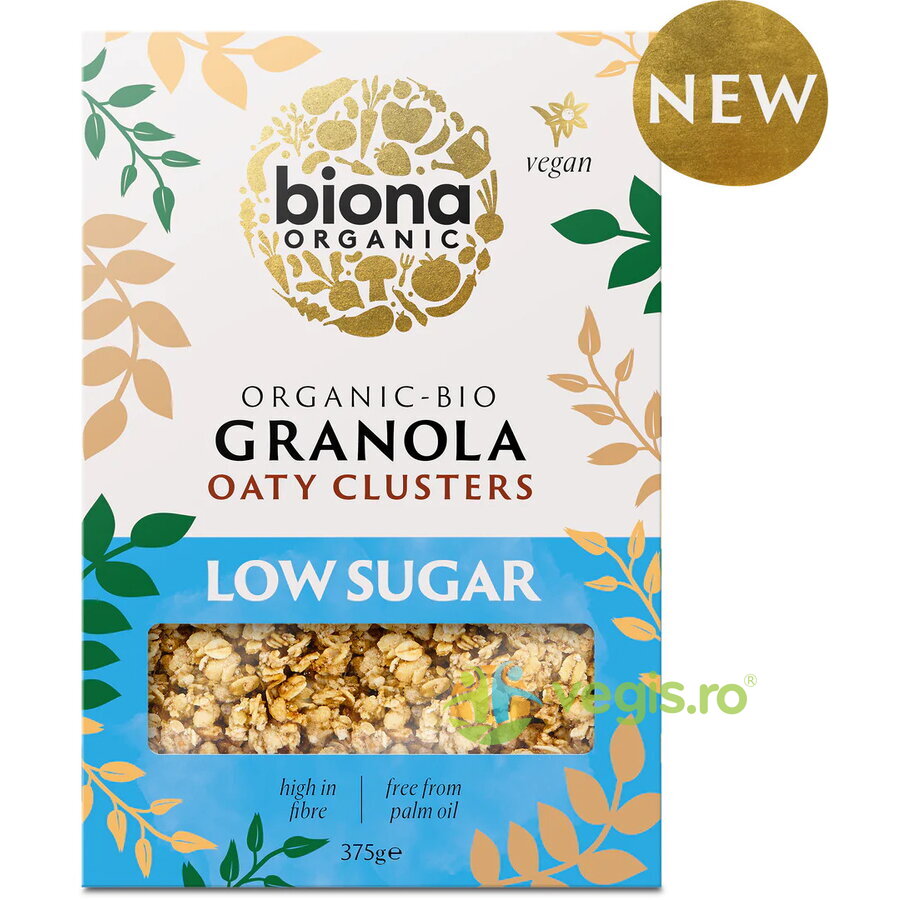 Oferte la Granola cu Ovaz si Continut Scazut de Zahar Ecologic/Bio 375g