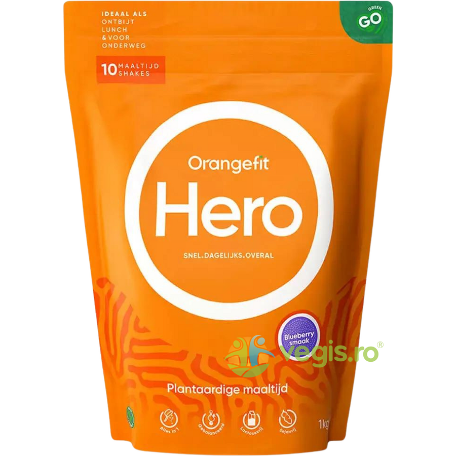 Oferte la Mic Dejun cu Aroma de Afine fara Lactoza Hero 1kg