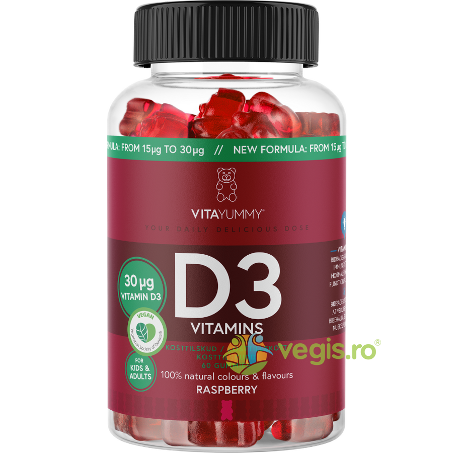 Oferte la Vitamina D3 Ursuleti Gumati 60 jeleuri