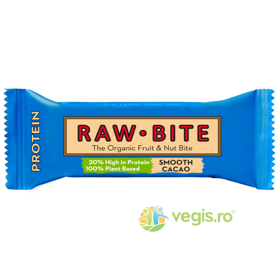 Oferte la Baton Proteic Raw Cremos cu Cacao fara Zahar Adaugat si fara Gluten Ecologic/Bio 45g