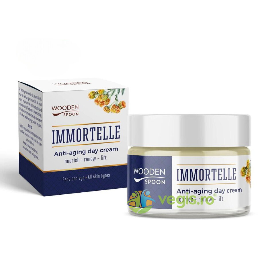 Oferte la Crema de Zi Anti-Aging pentru Toate Tipurile de Ten cu Imortele 50ml