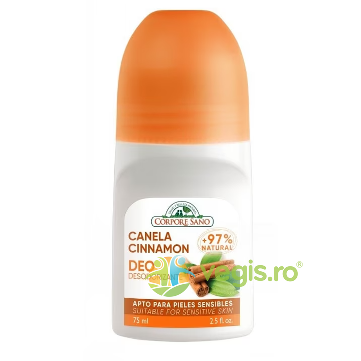 Oferte la Deodorant Roll-On Astringent cu Scortisoara fara Aluminiu sau Alcool 75ml