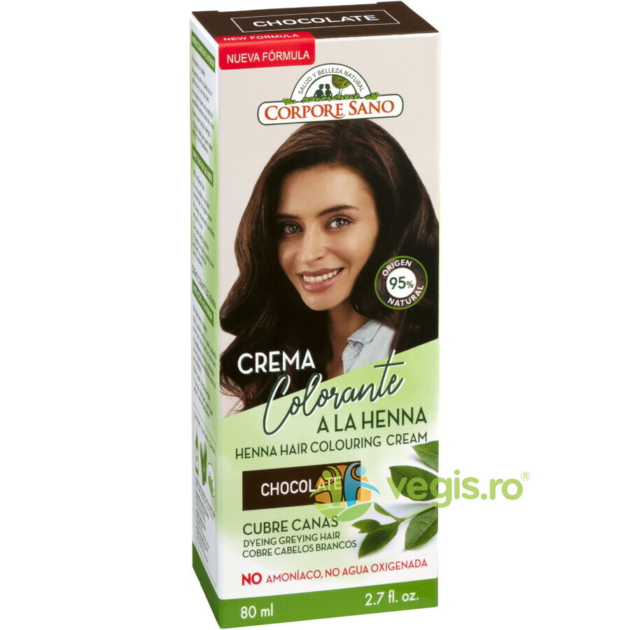 Oferte la Vopsea Henna Crema Semipermanenta - Ciocolata 80ml