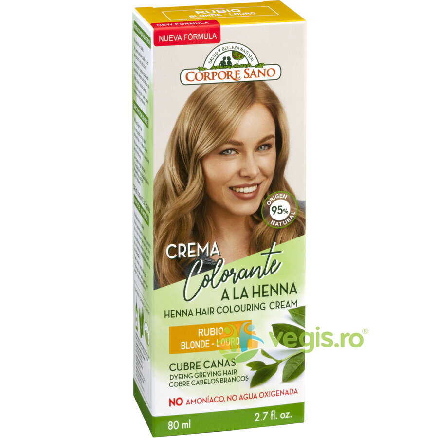 Oferte la Vopsea Henna Crema Semipermanenta - Blond 80ml
