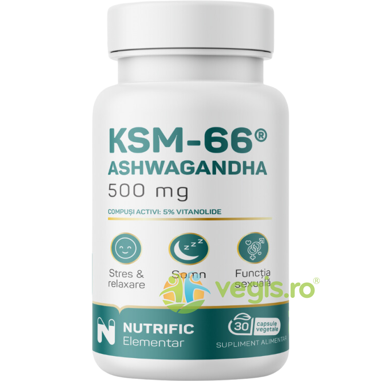 Oferte la Ashwagandha KSM 500mg 30cps vegetale