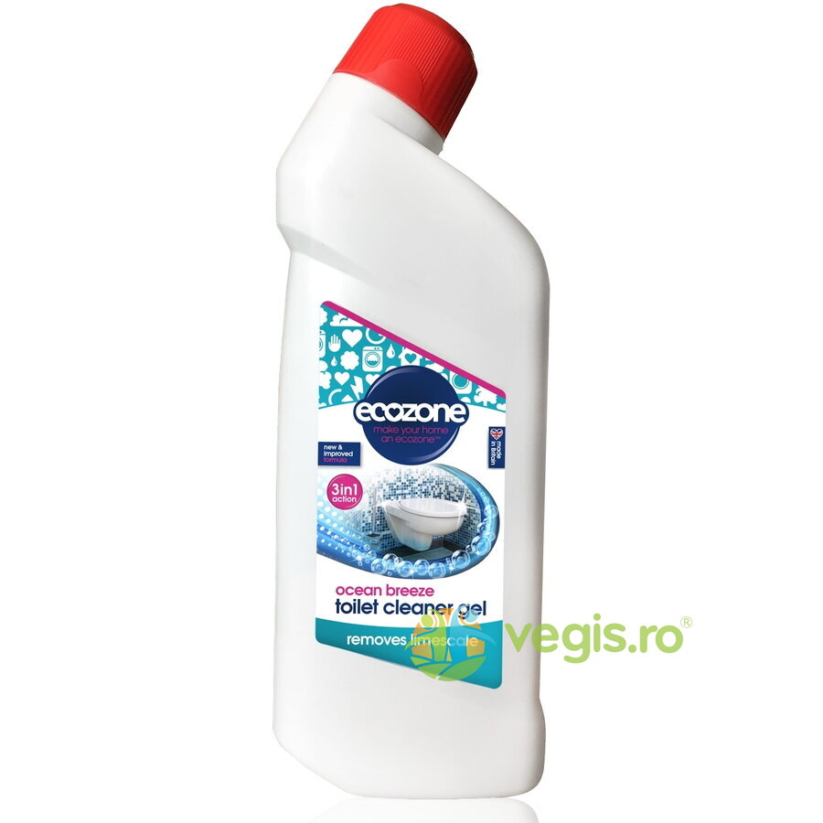 Oferte la Solutie Gel 3in1 pentru Curatat Toaleta Ocean Breeze 750ml