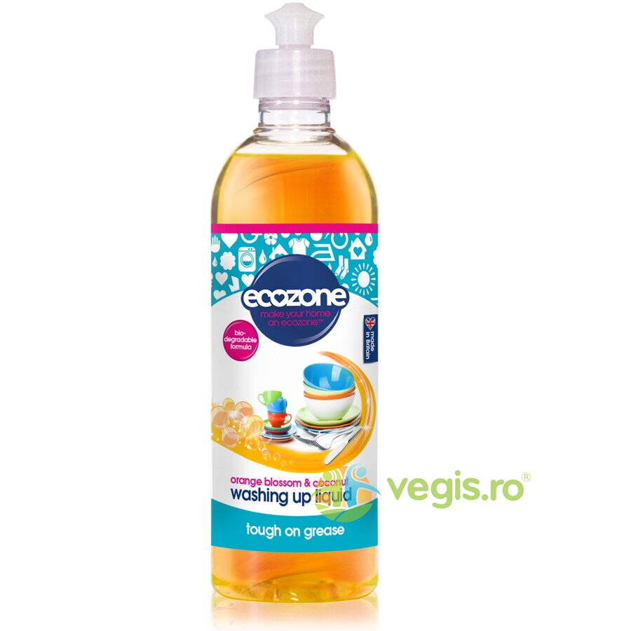 Oferte la Solutie Concentrata pentru Spalat Vase cu Floare de Portocal si Nuca de Cocos 500ml
