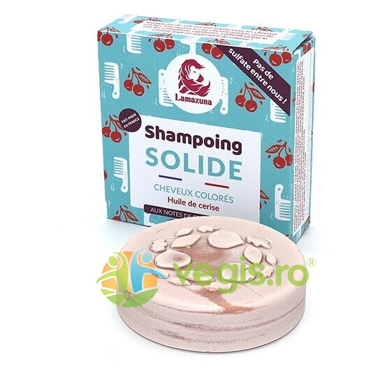 Oferte la Sampon Solid pentru Par Vopsit cu Ulei de Cirese 70g