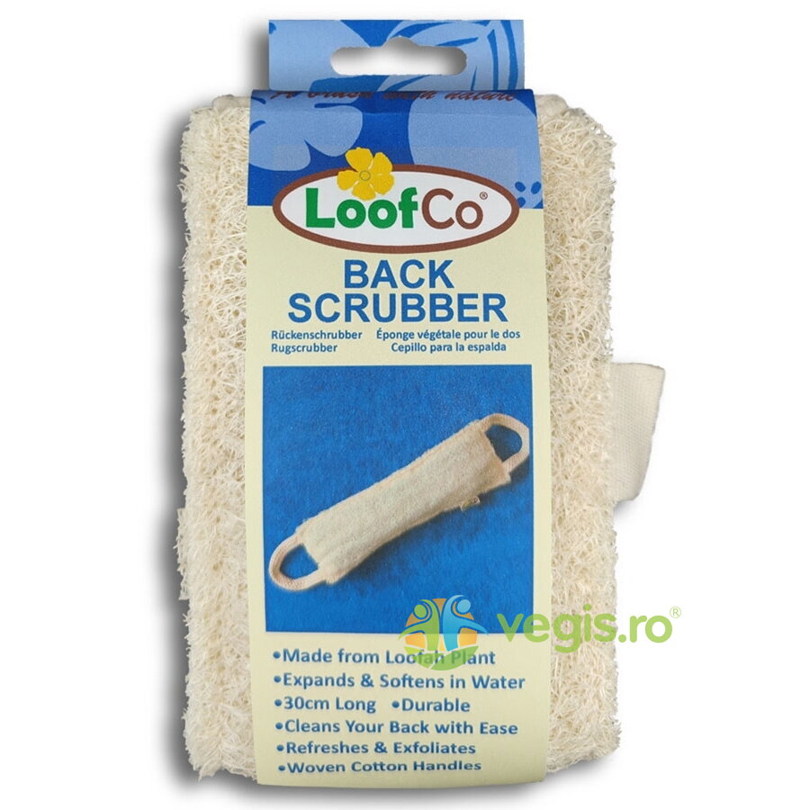 Oferte la Burete Exfoliant pentru Spate cu Manere 30x10 cm