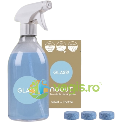 Oferte la Set Solutie Curatare Geamuri Recipient + Tablete Zero Waste