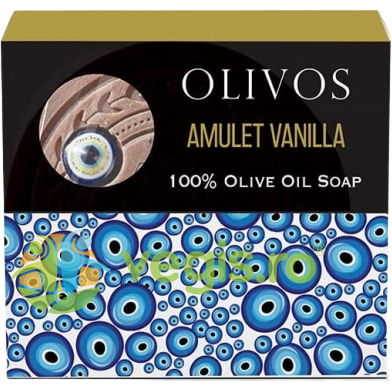 Oferte la Sapun cu Efect Anti-imbatranire cu Vanilie si Ulei de Masline Amuleta Norocoasa - Ochiul Magic 100g