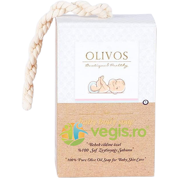 Oferte la Sapun 100% Natural pentru Bebelusi cu Ulei de Masline 100g