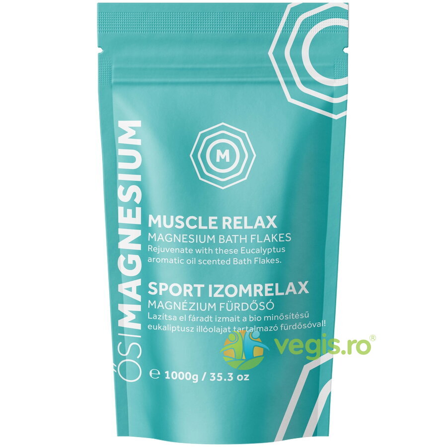 Oferte la Fulgi de Baie cu Magneziu si Eucalipt Muscle Relax 1kg