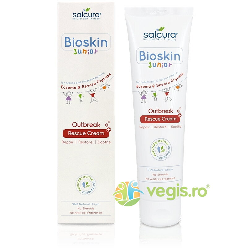 Oferte la Crema Reparatoare si Calmanta pentru Bebelusi si Copii (Piele Uscata, Eczeme) Bioskin 150ml