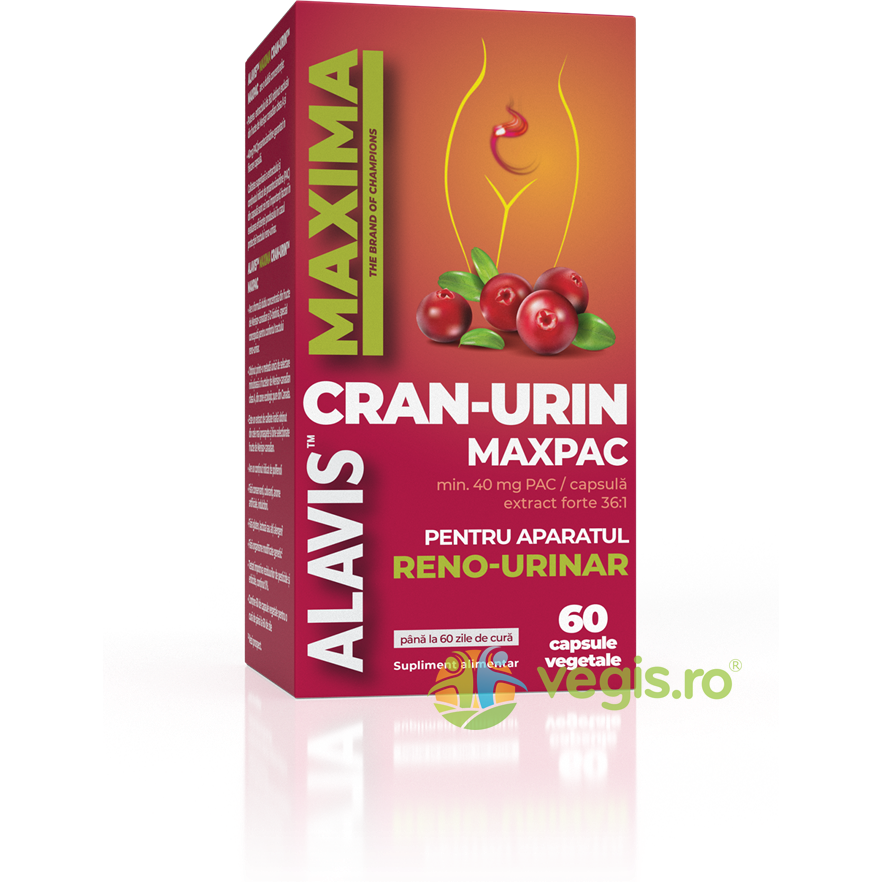 Oferte la Cran-Urin Maxpac (Confortul Aparatului Reno-Urinar) 60cps vegetale