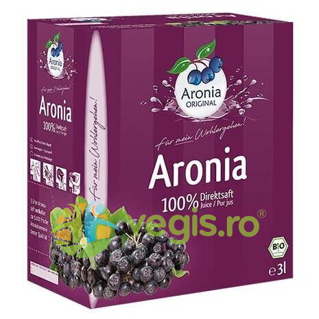 Oferte la Suc Pur de Aronia Ecologic/Bio 3L