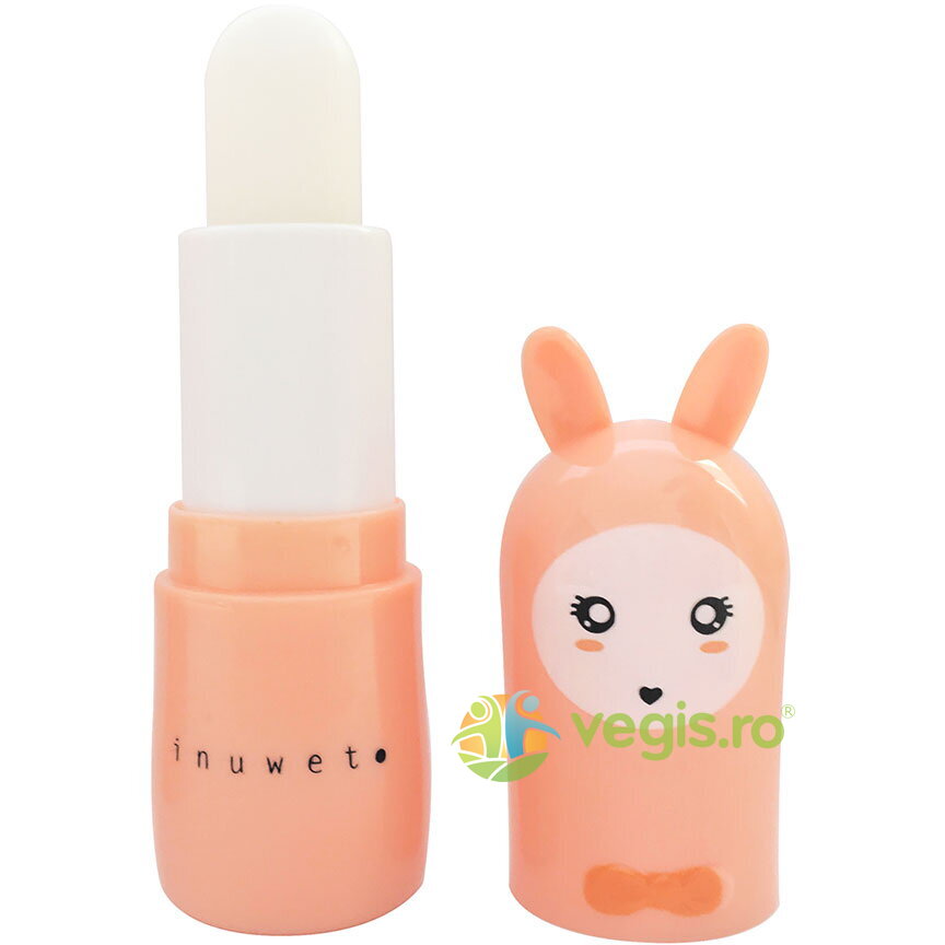 Oferte la Balsam de Buze pentru Copii cu Parfum de Vanilie-Cocos Bunny Island - Coral 3.5g