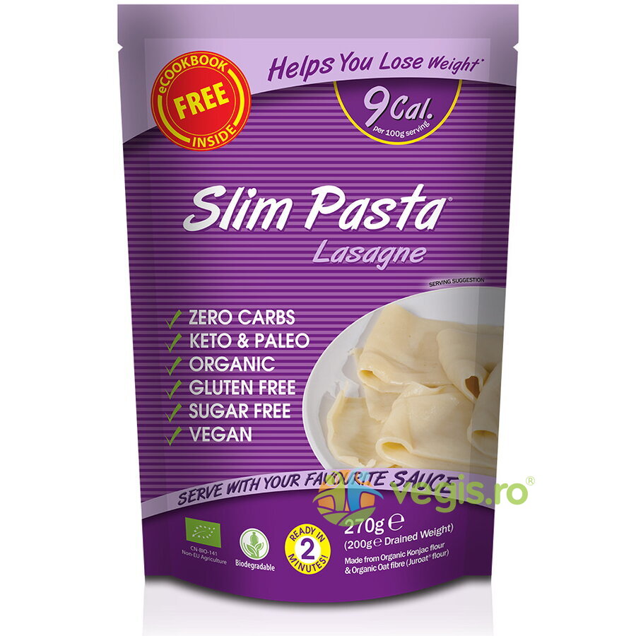Oferte la Lasagna din Faina de Konjac fara Gluten, Keto Ecologica/Bio 270g