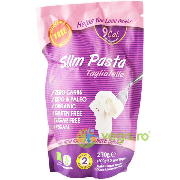 Oferte la Tagliatelle din Faina de Konjac fara Gluten, Keto Ecologice/Bio 270g