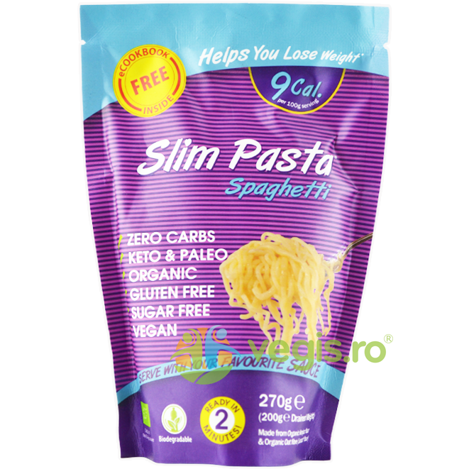 Oferte la Spaghetti din Faina de Konjac fara Gluten, Keto Ecologice/Bio 270g
