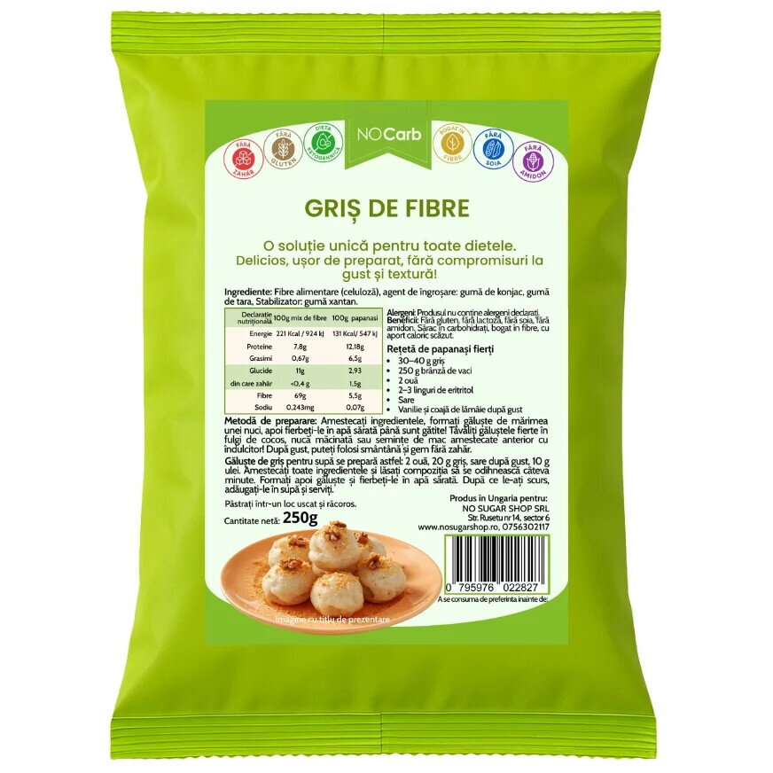 Oferte la Gris de Fibre fara Gluten 250g