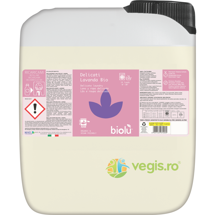Oferte la Detergent pentru Rufe Delicate Bio 5L