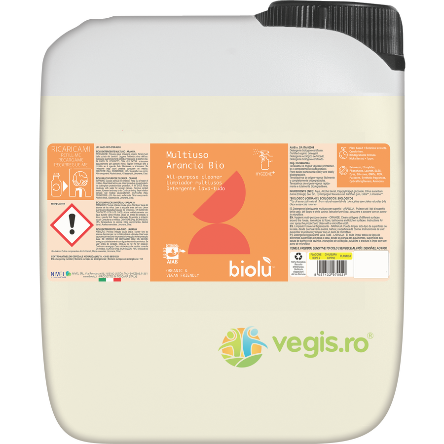 Oferte la Detergent Universal cu Ulei de Portocale Bio 5L
