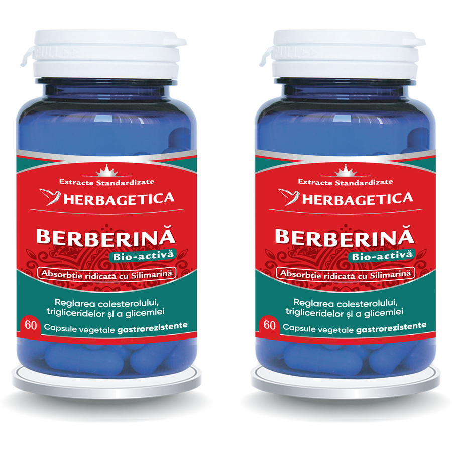 Oferte la Pachet Berberina Bio-Activa 60cps+60cps
