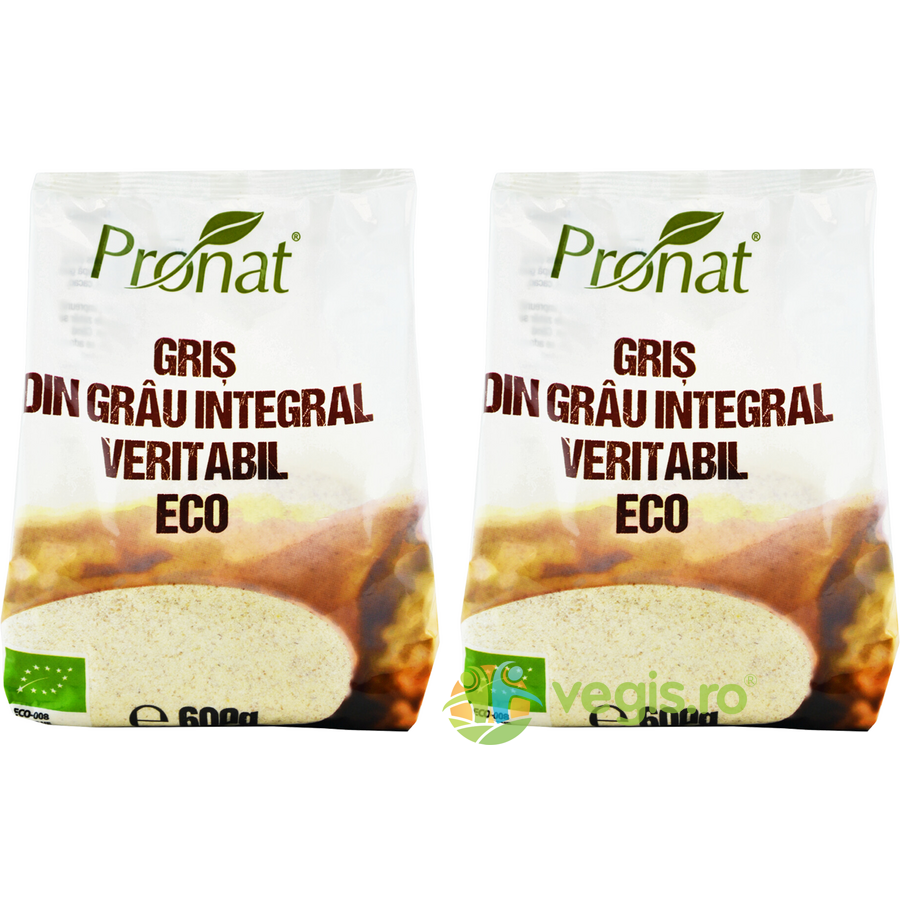 Oferte la Pachet Gris din Grau Integral Veritabil Ecologic/Bio 600g+600g