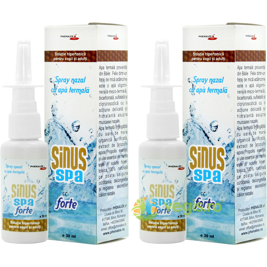 Oferte la Pachet Sinus Spa Forte - Spray Nazal cu Apa Termala 30ml+30ml