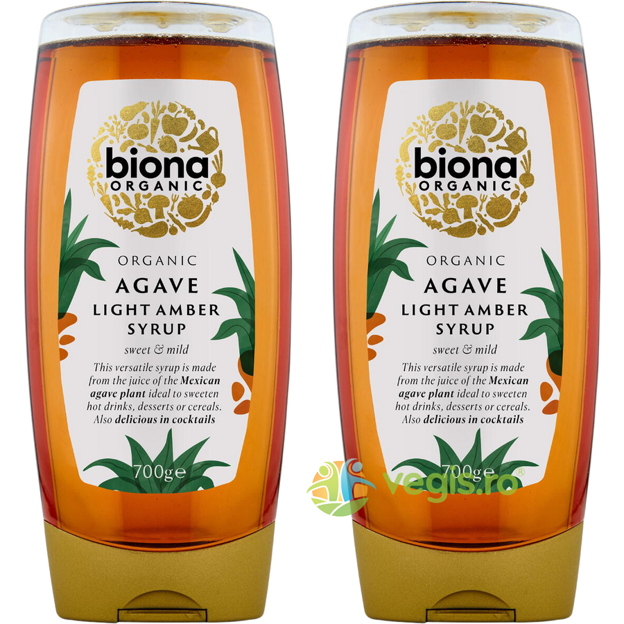 Oferte la Pachet Sirop de Agave Light Ecologic/Bio 700g+700g