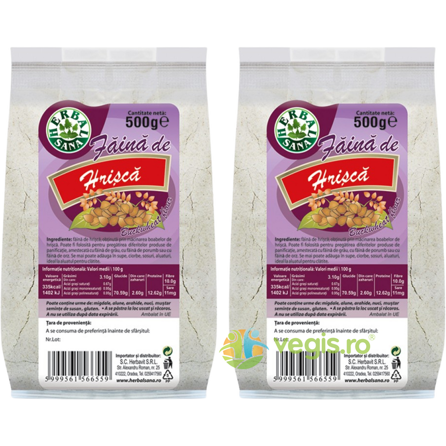 Oferte la Pachet Faina de Hrisca 500g+500g