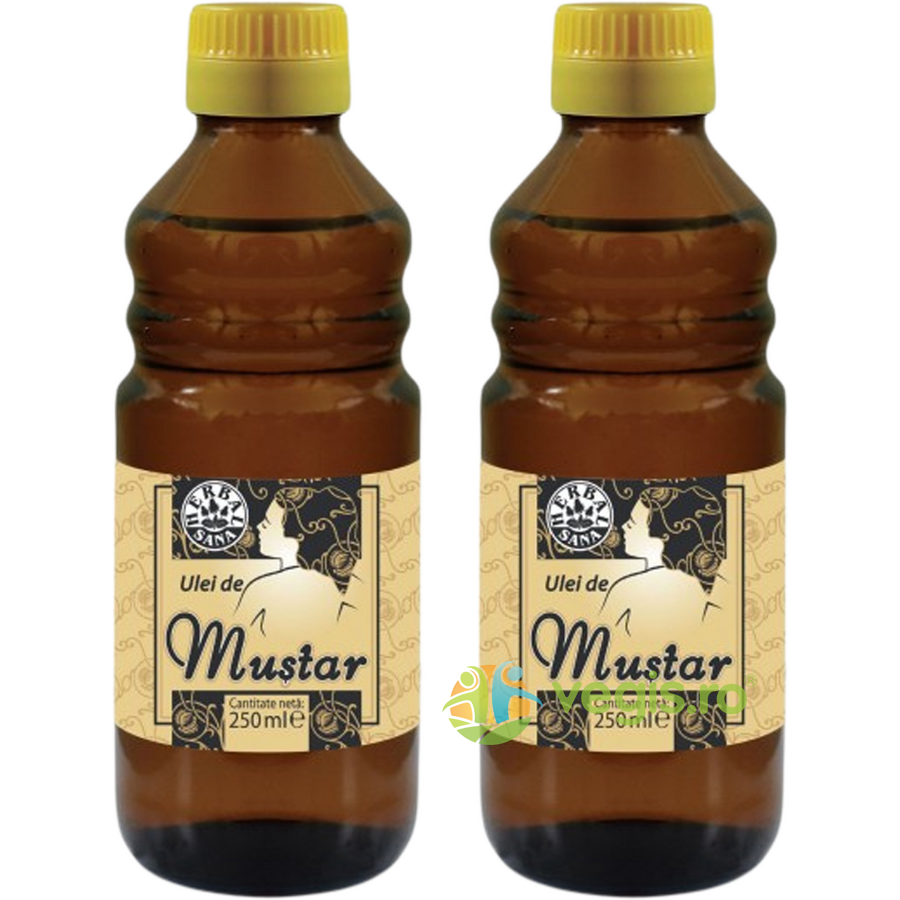 Oferte la Pachet Ulei de Mustar Presat la Rece 250ml+250ml