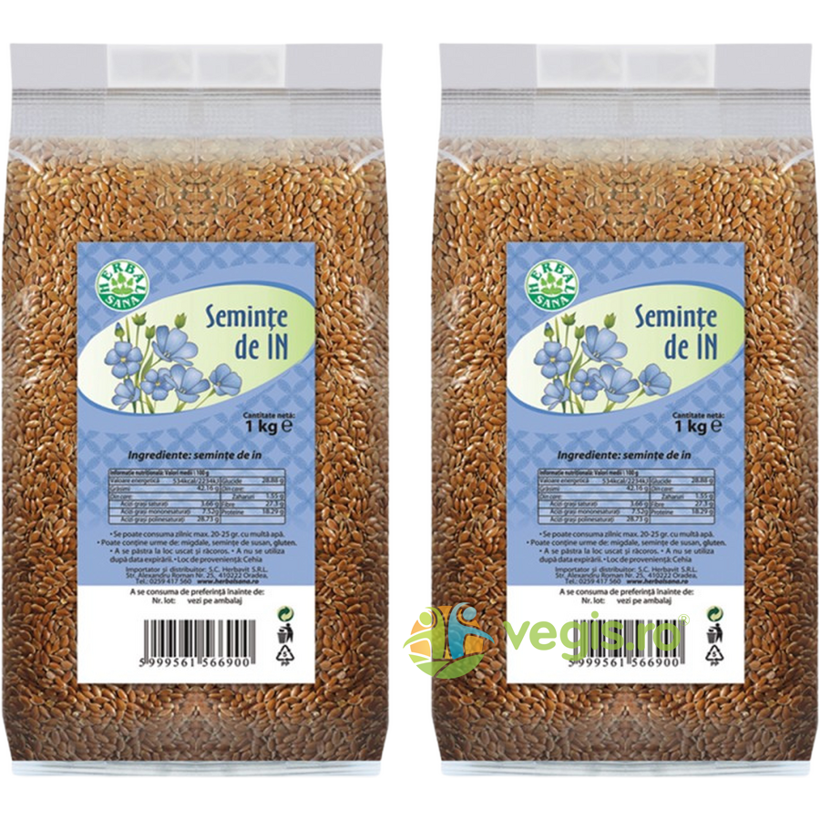 Oferte la Pachet Seminte de In 1kg+1kg