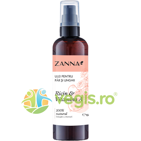 Oferte la Ulei pentru Par si Unghii cu Ricin si Vitamina A 150ml