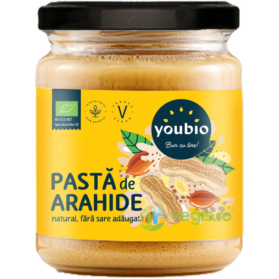 Oferte la Pasta de Arahide fara Sare Adaugata Ecologica/Bio 500g