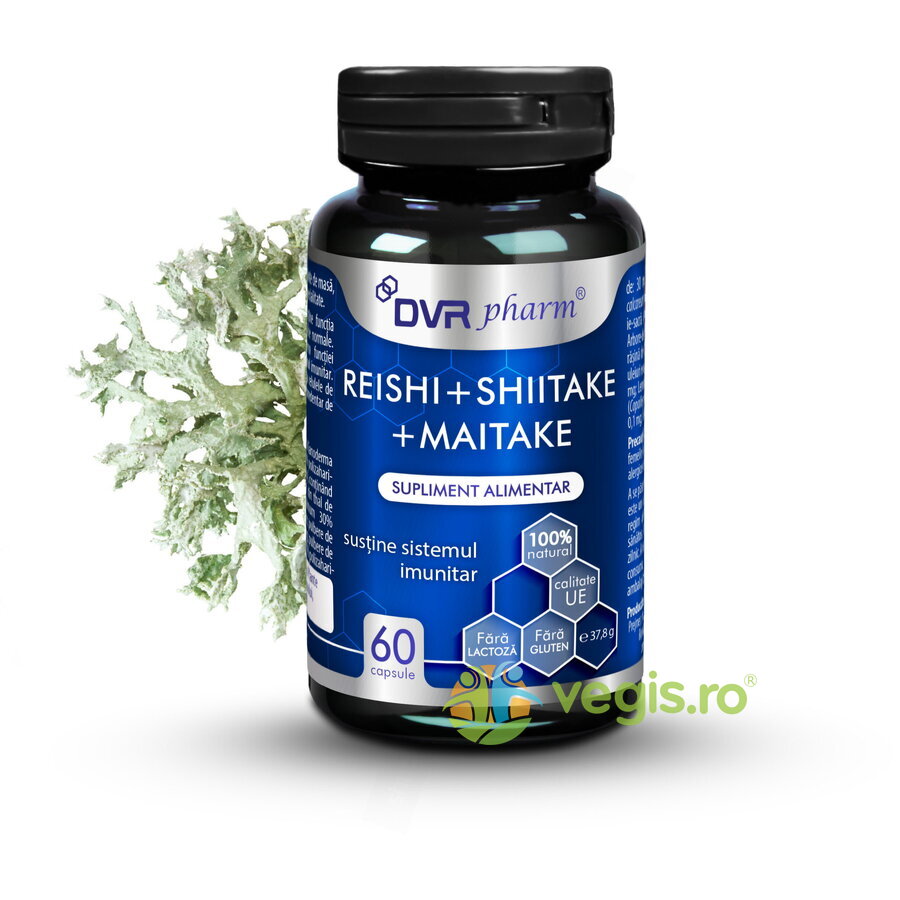 Oferte la Reishi + Shiitake + Maitake 60cps