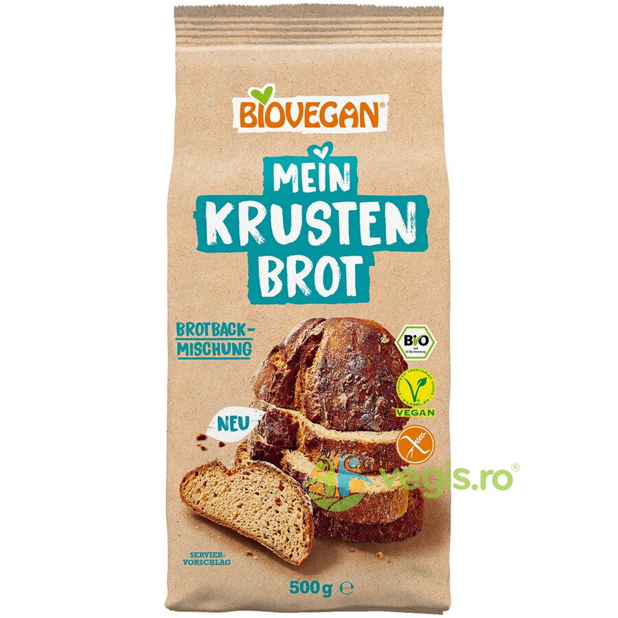 Oferte la Mix de Faina pentru Paine cu Crusta fara Gluten Ecologic/Bio 500g
