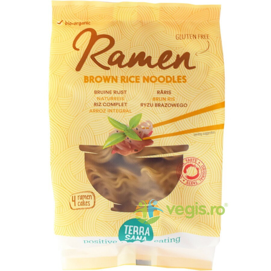Oferte la Taitei pentru Ramen din Orez Brun fara Gluten Ecologici/Bio 280g