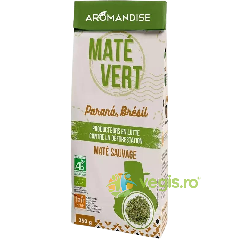 Oferte la Ceai Mate Verde Salbatic Ecologic/Bio 350g