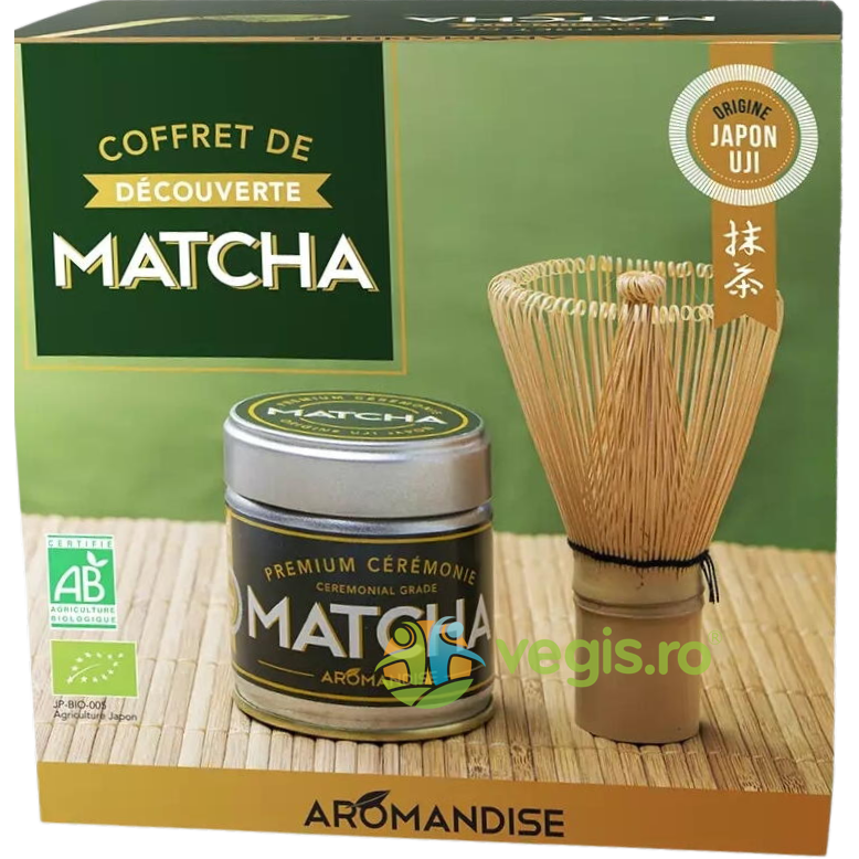 Oferte la Set pentru Ceai Ceremonial Matcha Ecologic/Bio 30g