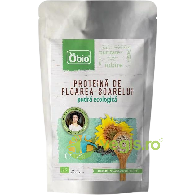 Oferte la Pudra din Proteina de Floarea Soarelui Ecologica/Bio 125g