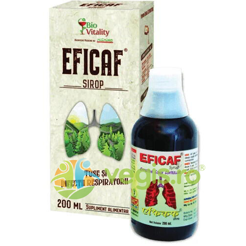 Oferte la Eficaf Sirop (Tuse si Infectii Respiratorii) 200ml