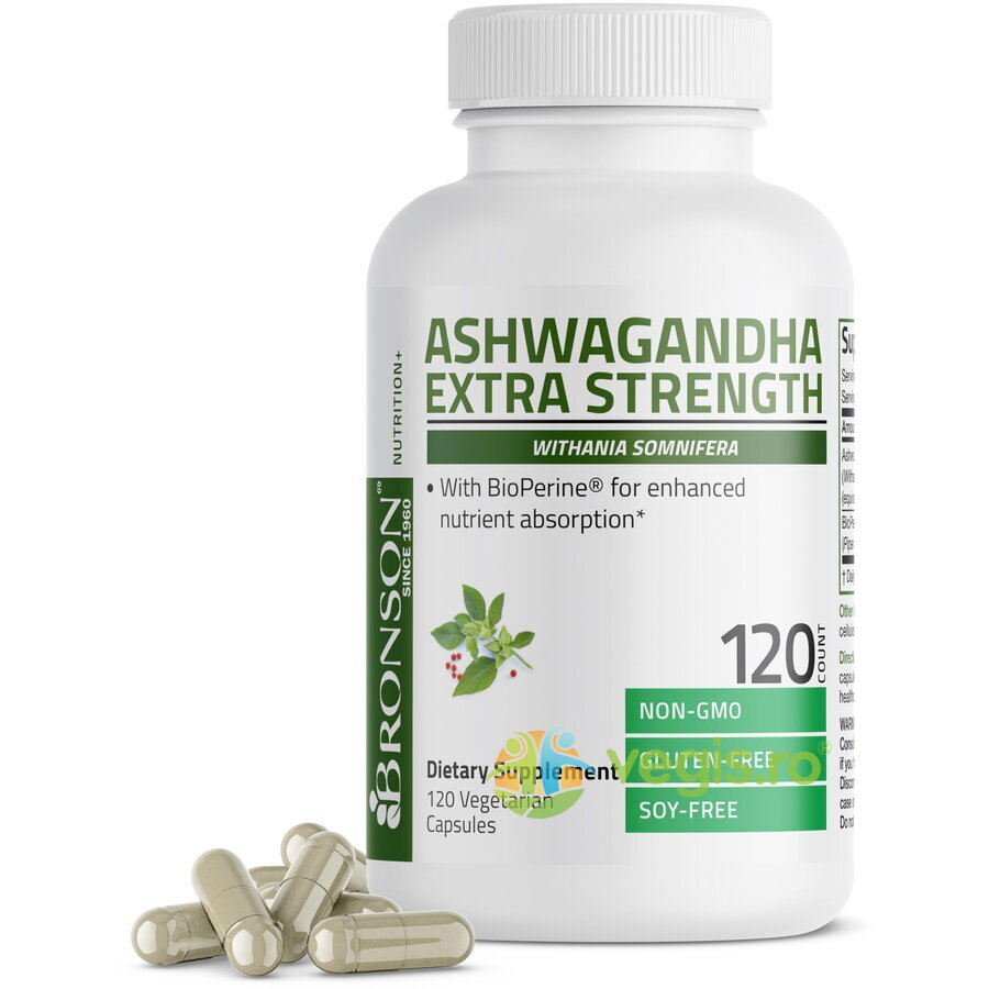 Oferte la Ashwagandha 3000mg cu Bioperina 120cps
